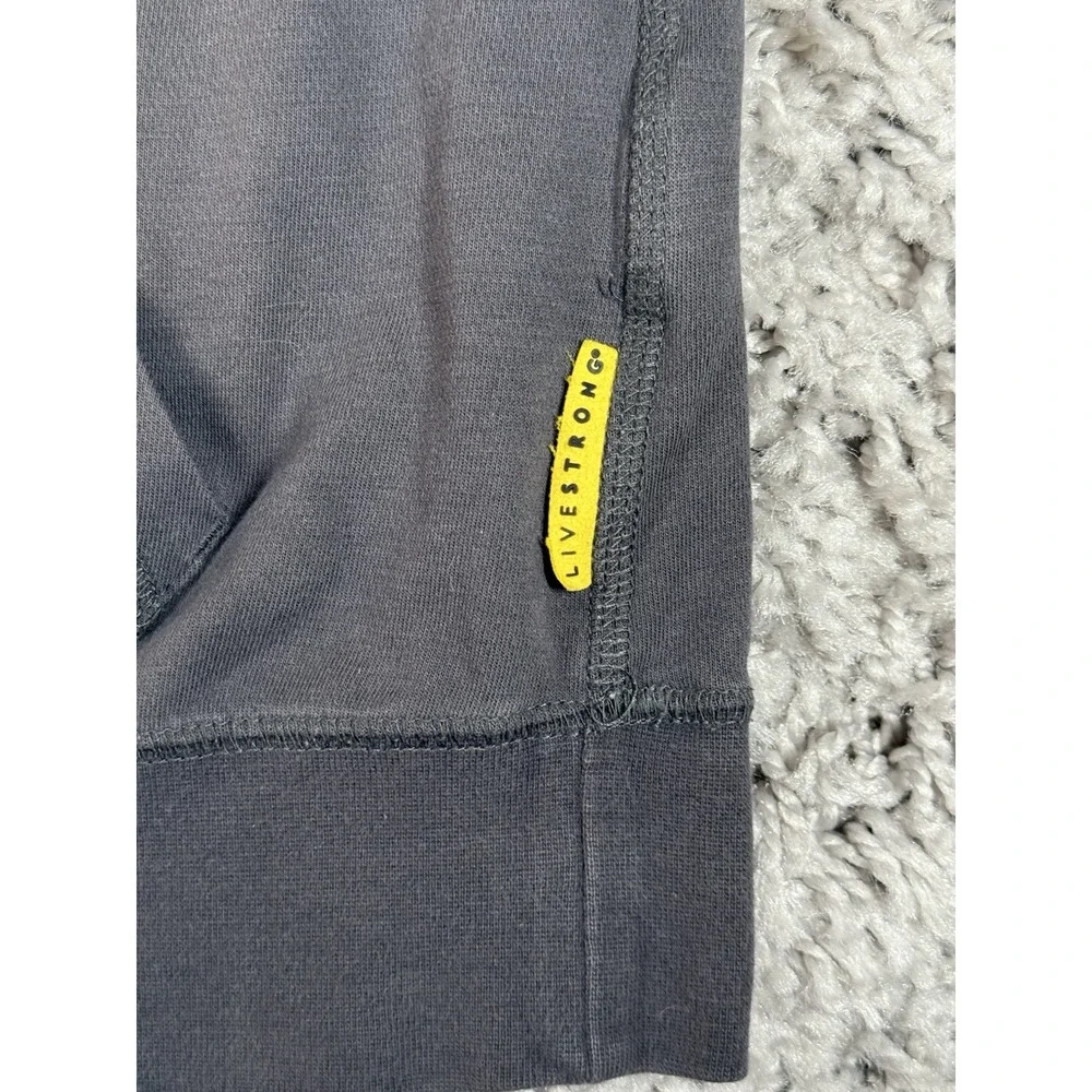 Nike Live Strong Hoodie Women's S Black Yellow 1/4‎ Zip Pockets Long Sleeve